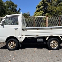 昭和63年 サンバートラック KT6 ホワイト 4WD MT 走行3万キロの画像
