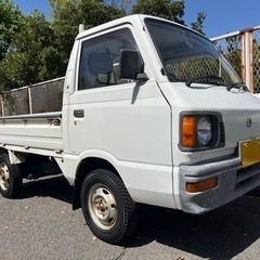 昭和63年 サンバートラック KT6 ホワイト 4WD MT 走...