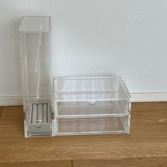 (交渉中)無印良品　アクリル収納の画像