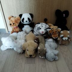 動物ぬいぐるみ11体