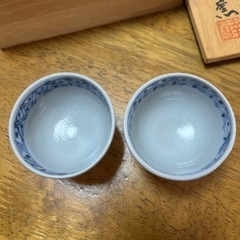 酒盃　おちょこ　美濃焼　古染付酒盃の画像