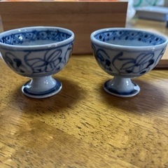 酒盃　おちょこ　美濃焼　古染付酒盃の画像