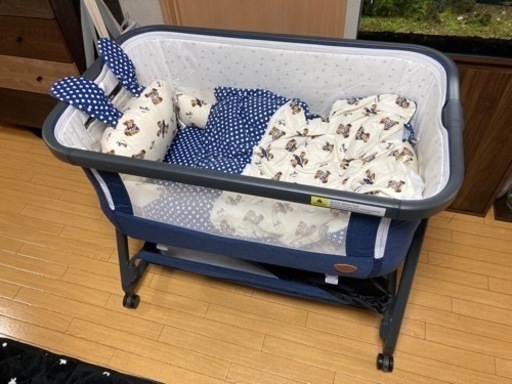 【決まりました】ミニベビーベッド＆ベッドインベッド3点セット（ベッド＋布団＋枕）