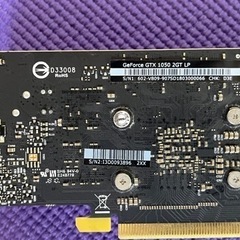 【終了】グラフィックカード GTX1050の画像