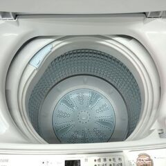 西岡店 洗濯機 6.0㎏ 2021年製 アクア AQW-S60J AQUA 全自動 の画像