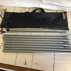 Sutekus ポール　シルバー　キャンプ用品　アウトドアの画像