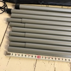 Sutekus ポール　シルバー　キャンプ用品　アウトドアの画像