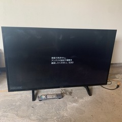 パナソニック Panasonic ビエラ VIERA ハイビジョン液晶テレビ 43V型 TH-43FX500 2018年製 TV 通電確認済み リモコン付