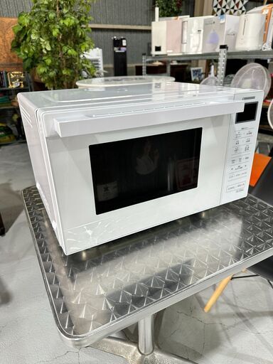 【ヤマダセレクト】オーブンレンジ YMW-WT18J1 2022年 ホワイト フラットテーブル シンプル お手入れ簡単 オートメニュー