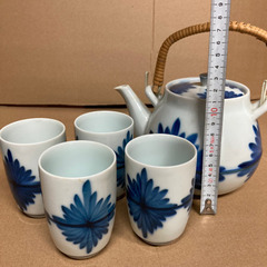 急須・湯呑セット  中古品の画像