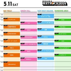 5/11土　大阪メトロック　１日券の画像