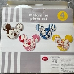 【値下げ】ディズニー　美品メラミンプレートセットの画像