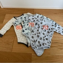 ベビー服　ブルー系の画像