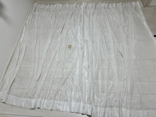 レースカーテン　幅147cm×高197cm×2枚
