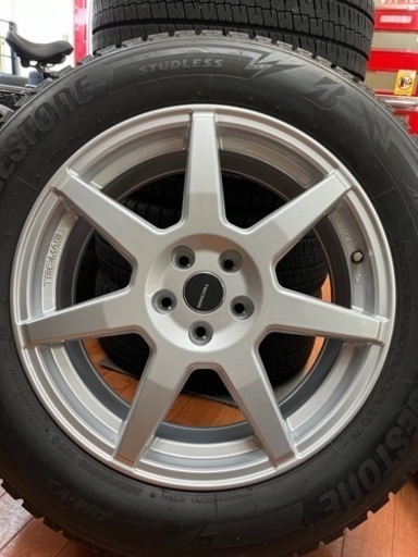 ◆ボルボ XC60 XC70◆TECMAG 18インチ + BS ブリザック DM-V3 235/60R18【リサイルマート下関店】