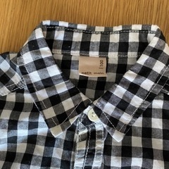 プティマイン　チェックシャツ　100の画像