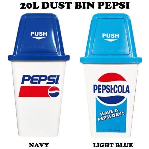 20L アメリカン ダストビン PEPSI　【ゴミ箱 / ダストボックス】