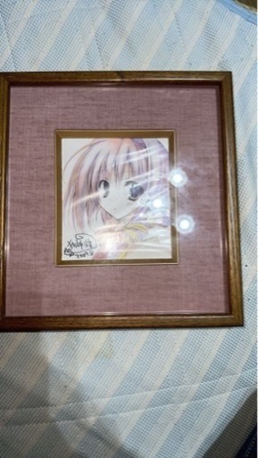 狗神煌　直筆　イラスト　サイン　色紙