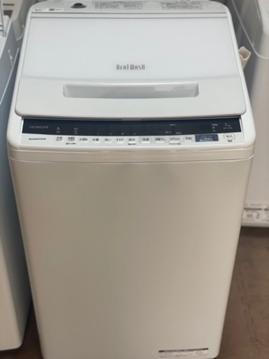 送料・設置込み可　洗濯機　7kg HITACHI 2019年
