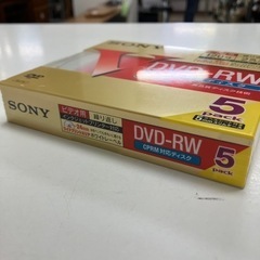 O2404-593　SONY DVD-RW ５枚パック 未開封品の画像