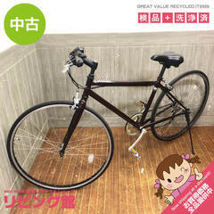 ss6287　クロスバイク 28インチ ブラウン系 自転車 茶 ...