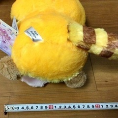 【再大幅値下げ】あらいぐまラスカル ハートをむぎゅっとBIGぬいぐるみ UFOキャッチャーの画像