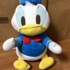 【大幅値引き中】Disney 公式 ドナルドダック ぬいぐるみ UFOキャッチャー 寝そべりの画像
