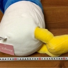【大幅値引き中】Disney 公式 ドナルドダック ぬいぐるみ UFOキャッチャー 寝そべりの画像
