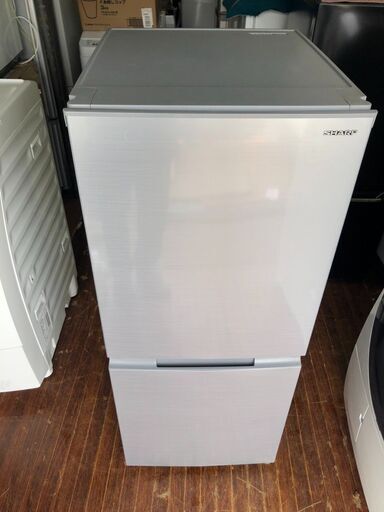 北九州市内配送無料店　2020年式　シャープ SHARP SJ-D15G-S [冷蔵庫 （152L・つけかえどっちもドア） 2ドア シルバー系]
