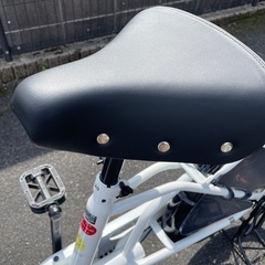 limini+　自転車 (非電動)　20インチ　白　美品　ほとんど使っていません。　の画像