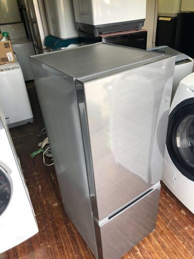 2019年式　日立 HITACHI RL-154KA S [冷蔵庫 （154L・右開き） 2ドア メタリックシルバー]