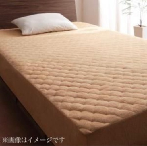 コットンタオルのパッド一体型ボックスシーツ