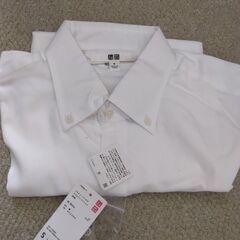 ★未使用品★【ユニクロ】ドライイージーケア スリムフィットシャツ...