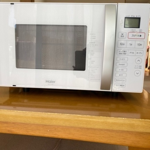 中古品☆Haierオーブンレンジ 家庭用 JM-V16D  2018年家電 キッチン家電 オーブンレンジ