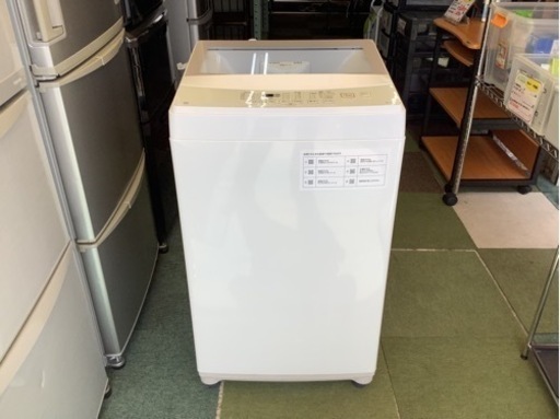 【リサイクルサービス八光】2021年製　ニトリ　6.0kg　全自動洗濯機　NTR60