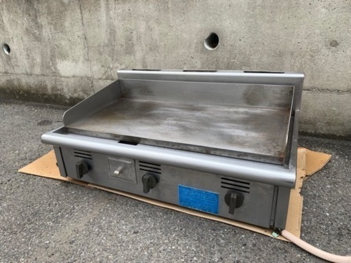 【厨房機材】都市ガス用グリドル　600×900cm