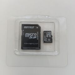 【完売】動作未確認　Buffalo MicroSD 4GB アダ...