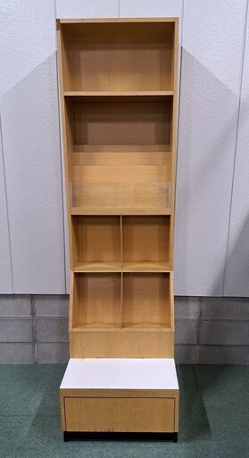 木製 大型 本棚 収納棚 幅63cm×奥行68cm×高さ220cm