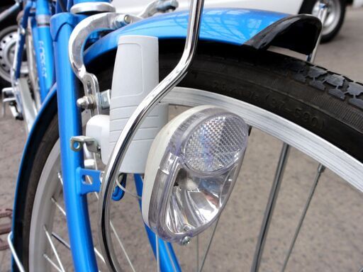 FOREST 26インチ 自転車 6段変速 ブルー/青 ママチャリ シティサイクル カゴ付き カギ×1本 札幌市 中央区 南12条
