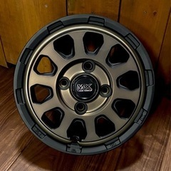 12インチ★新品ホイール４本★マットブロンズ★軽トラ★軽バン