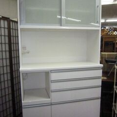 R509 松田家具 キッチンボード、食器棚、幅117cm Used・美品