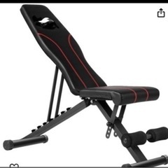 筋トレベンチとダンベルセットの画像