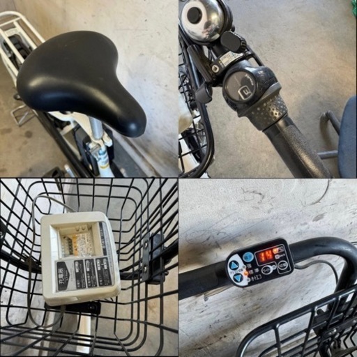 269□岐阜発　△YAMAHA PAS Kiss/電動アシスト自転車/20インチ/3段変速/充電器付/バッテリー8.9Ah/走行確認/