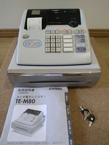 カシオ電子レジスター TE-M80 中古品