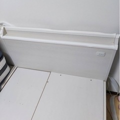 『美品』ニトリ　シングルベットフレーム　大容量収納付きの画像