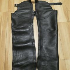 ハーレーに使用　牛本革のチャップス　大幅価格変更