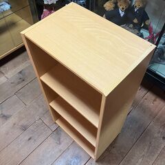 カラーボックス（３段）ナチュラルの画像