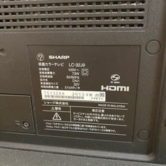 (ジャンク)32型テレビの画像
