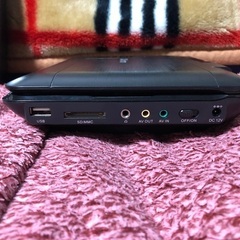 DVDプレイヤー　Qriom ポータブルDVDプレイヤー  新品同様の画像
