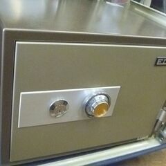 EIKO エイコー 耐火性小型金庫 金属製 ダイヤル式 